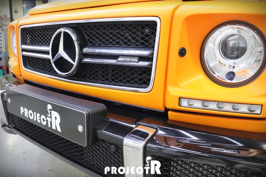 벤츠 지바겐 G63 AMG 전체 풀 랩핑, 3M1080 매트오렌지 by 부천 랩핑 전문점 프로젝트R / 부천 원미구 상동