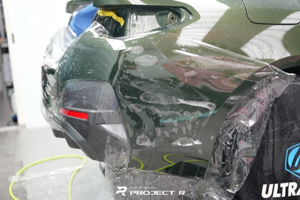 BMW i4 전체PPF 사고 보험처리 부분 재시공, 부천PPF 프로젝트알