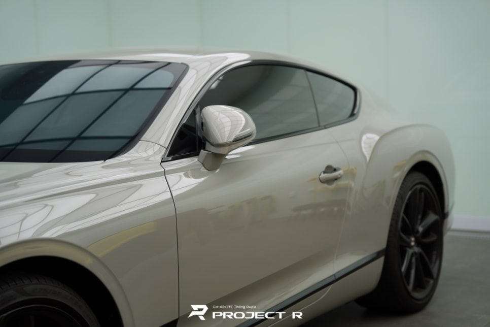 벤틀리 컨티넨탈GT 고광택 랩핑, 비닐프로그 젠틀 그레이 전체 시공, 부천랩핑 프로젝트알 / 부천 원미구 상동