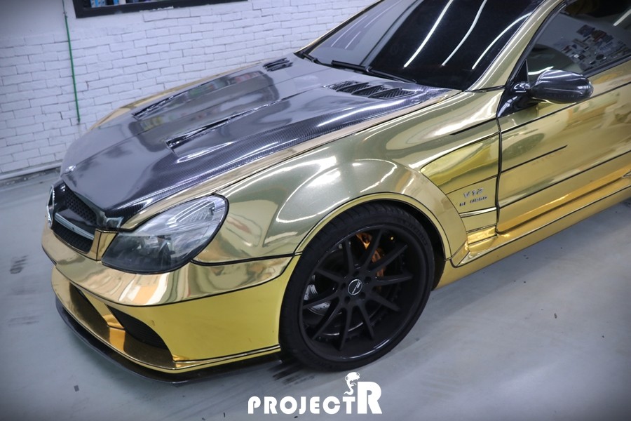 경기남부 / 벤츠 SL65 AMG 무광 딥블랙 전체 랩핑으로 새로운 변신 [부천랩핑 프로젝트R] / 부천 원미구 상동 / 부천.광명