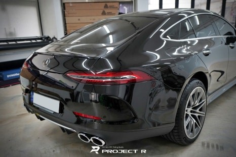 경기남부 / 벤츠 AMG GT43 전체 랩핑, 비닐프로그 고광택 차이나블루, 부천랩핑 프로젝트알 / 부천 원미구 상동 / 부천.광명