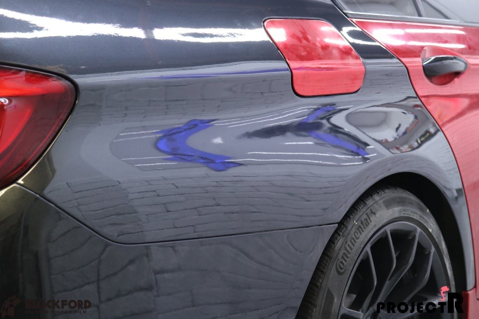 부천랩핑 프로젝트알 BMW f10 520d 레드크롬랩핑 제거 및 재시공 파트1 / 부천 원미구 상동
