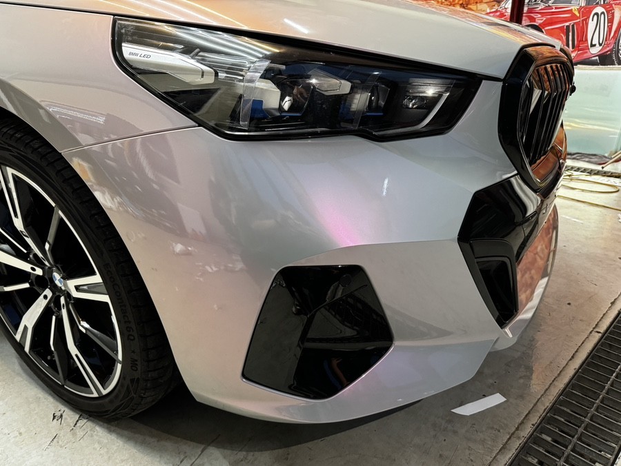[천안랩핑][업성동랩핑] bmw5시리즈 감성가득변화 | 타이니봇 스페이스 캔디그레이 투 핑크 - 에스게러지