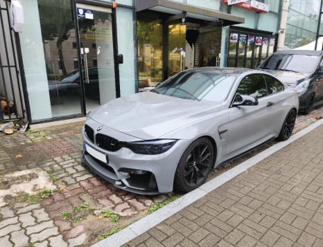[천안랩핑][업성동랩핑] S/G 에스게러지 BMW M4의 화려한 변신! TINY BOT Gloss Midnight Purple 전체랩핑 시공기