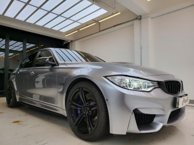 퍼플엑스 [서울][강서] BMW F80 M3 GT 실버 하이그로시 전체랩핑 작업기 / 강서, 염창, 등촌