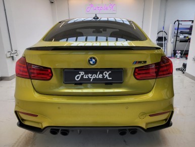 퍼플엑스 [서울][강서] BMW F80 M3 GT 실버 하이그로시 전체랩핑 작업기 / 강서, 염창, 등촌
