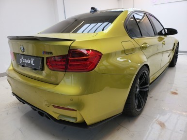 퍼플엑스 [서울][강서] BMW F80 M3 GT 실버 하이그로시 전체랩핑 작업기 / 강서, 염창, 등촌