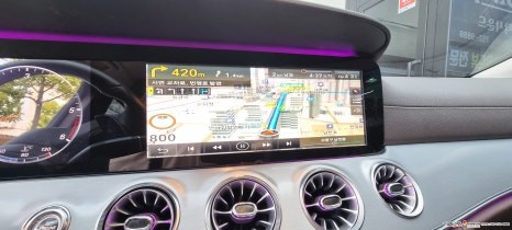 ☆스타사운드☆ 벤츠 CLS 400D 안드로이드 셋탑 m2C 200A 장착 2시간이면 충분합니다.