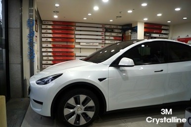 테슬라 모델 Y 3M 크리스탈라인 전체 40% 선택 .. 어떤 느낌 날까요?  3M 관악점 / 서울 관악