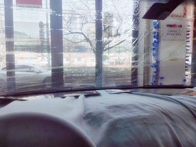 봉천동 포르테 쿠페 썬팅 탈 변색  재시공으로 신차 느낌 되찾기. / 서울 관악
