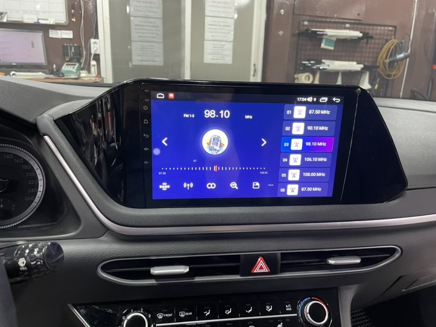 소나타 DN8 안드로이드올인원  10“ 아이나비3d 카인원, AHD후방카메라 / 인천 미추홀구 주안동