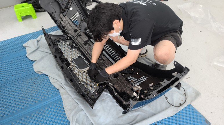제네시스 DH 순정품을 이용 G80스포츠로개조작업 / 평택시 안중읍