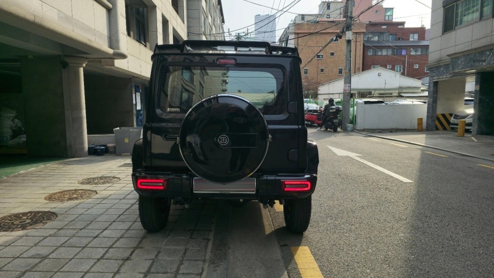 스즈키 짐니 튜닝해서 미니 G바겐 만들기! 바디킷+실내 시트 커스텀 + 휠 커스텀 / 부산 해운대