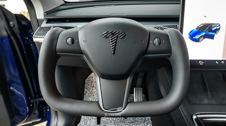 대전 테슬라 필수 튜닝 추천! 요크 핸들 교체 시공. / 대전 서구, 세종, 청주, 천안