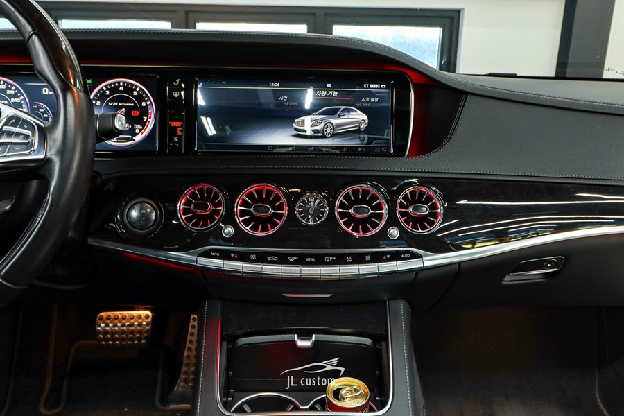 럭셔리 세단 벤츠 S클래스 63AMG 송풍구 엠비언트 튜닝 전문 제이엘 대전점[JL커스텀] / 대전 서구, 세종, 청주, 천안
