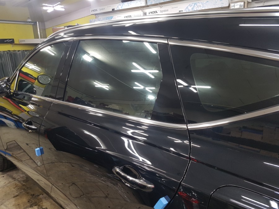 부산.GV80. SUV제네시스 레이보우 V90. 열반사 썬팅