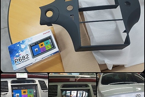 부산.네비게이션 8인치매립.TG그랜저