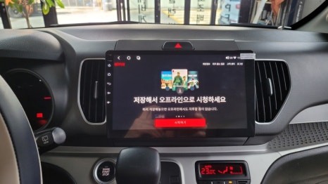 레이,10인치 안드로이드올인원,AHD후방카메라 설치 했습니다