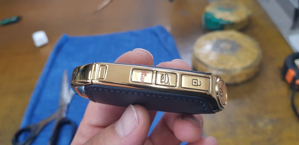 전주24K 금도금 기아자동차 스팅어 스마트키 고급스러운 튜닝 / 전주 덕진동