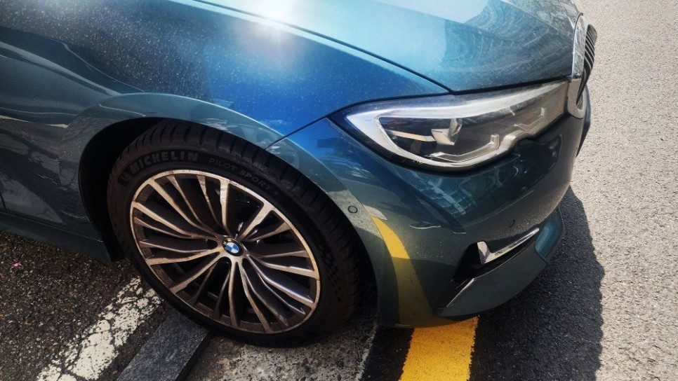 강남 BMW 휠 복원 및 판금도색 잘 하는 자동차 공업사 골드엠