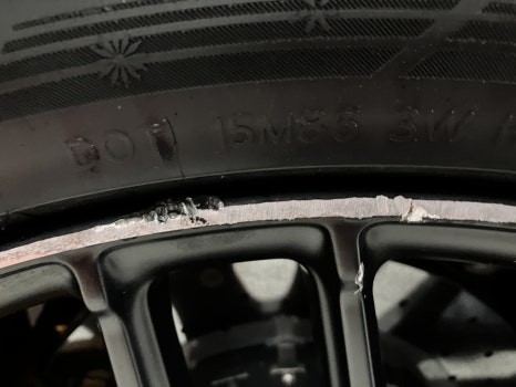 S63 AMG  강남 휠복원 무광 블랙컷팅 완벽하게 수리 됐습니다. / 강남 대치동