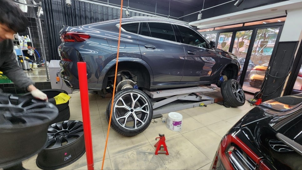 강남 대치동 BMW 휠 복원 명품 골드엠