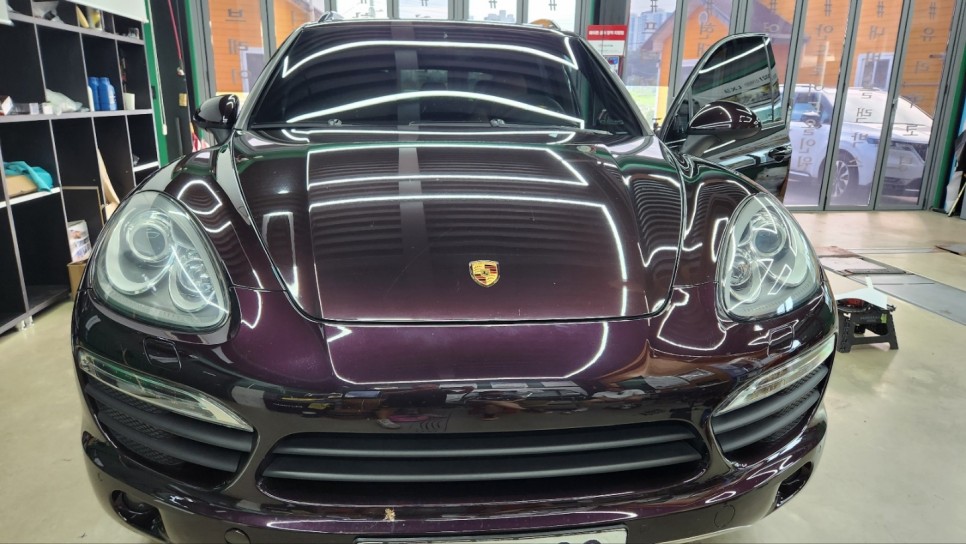 포르쉐 데이라이트 4구 전조등 교체 (카이엔 구형에서 신형 교체 작업) / 서울 은평구