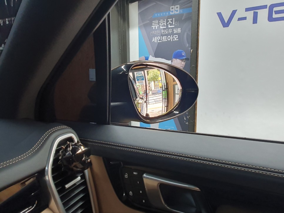 포르쉐 광각미러, 옵틱글래스 680R 광각사이드미러 장착 / 서울 은평구