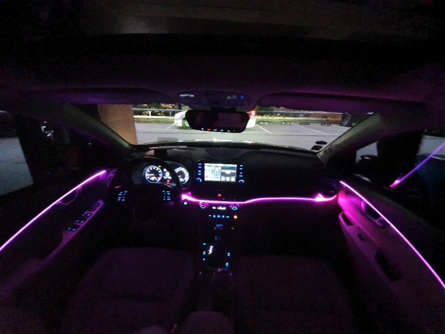 현대 코나 rgb엠비언트 전체시공!! 화려하고 고급진 실내분위기로 변신 / 시흥, 안산, 군포, 안양