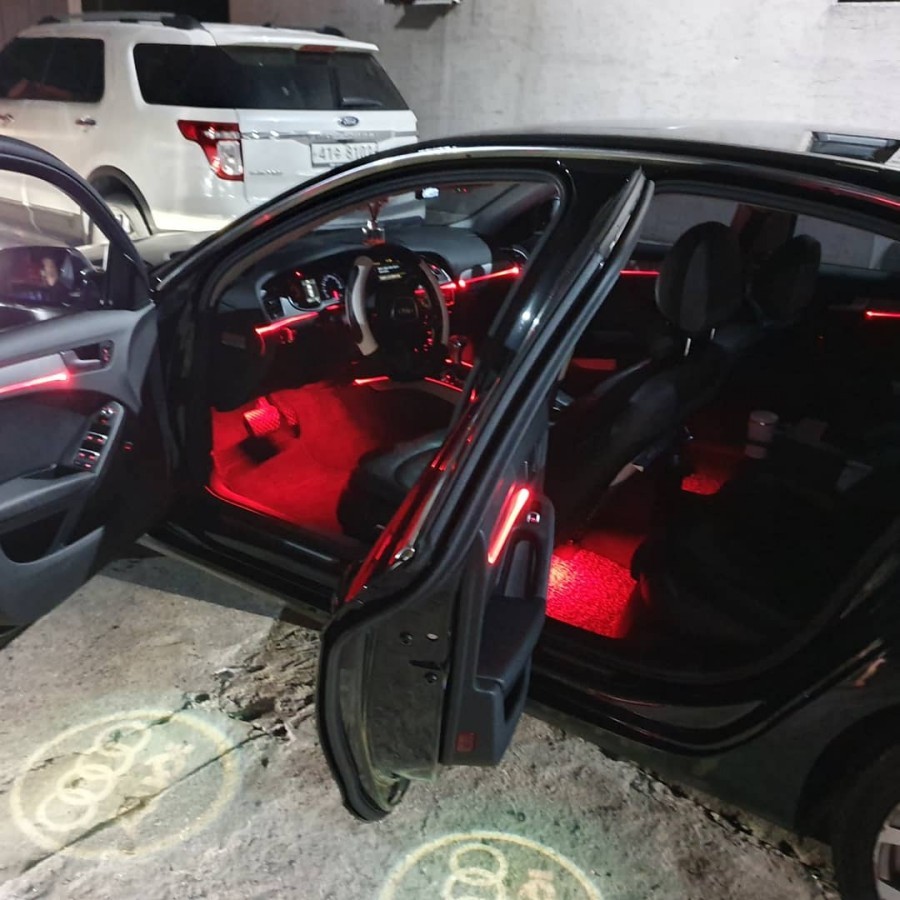 부천 아우디a4 엠비언트 + 풋등 시공 / 시흥, 안산, 군포, 안양