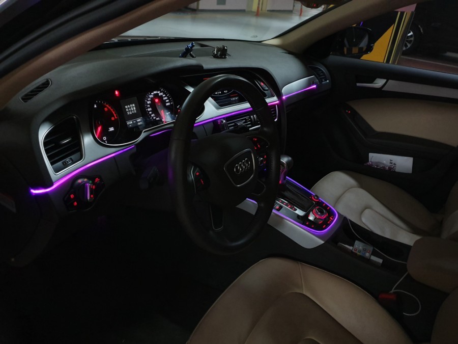 서울 아우디a4 b8차량 엠비언트 + 풋등 시공 / 시흥, 안산, 군포, 안양