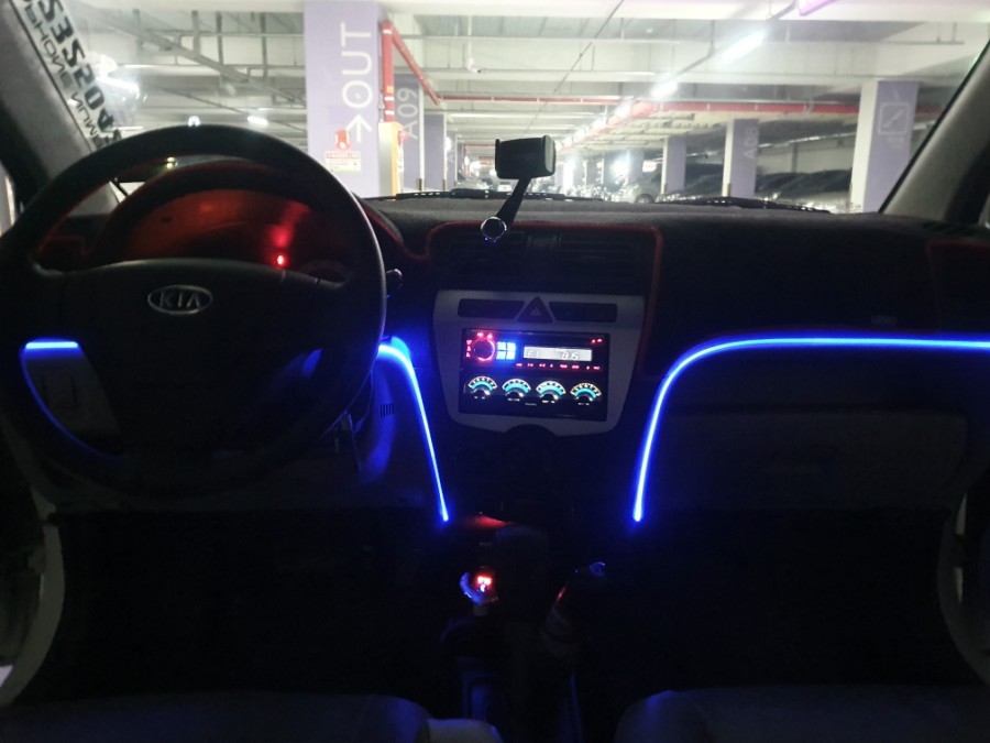 기아 뉴 모닝 광섬유 엠비언트rgb 시공!! / 시흥, 안산, 군포, 안양