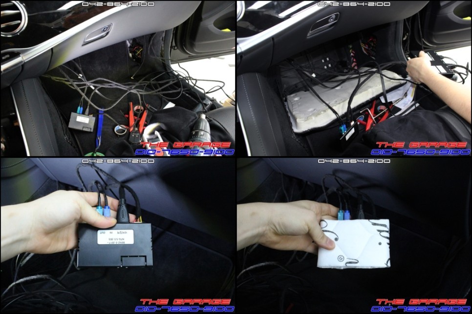 W222 벤츠S450하이브리드 M2C200A플러스 네비매립 작업기