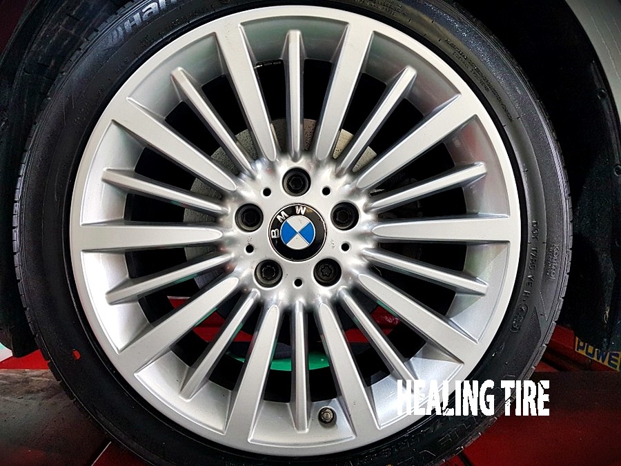 BMW 3시리즈 웨건 3GT 18인치 휠 신품타이어 한국타이어 교체 후기~! 구리타이어 남양주타이어 의정부타이어 휠복원 휠수리 다산동타이어 / 남양주, 강동, 하남, 송파