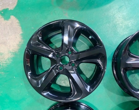 [다산 구리] ●쉐보레 스파크● 15인치 유광블랙 휠복원 분체도장 / 남양주, 강동, 하남, 송파