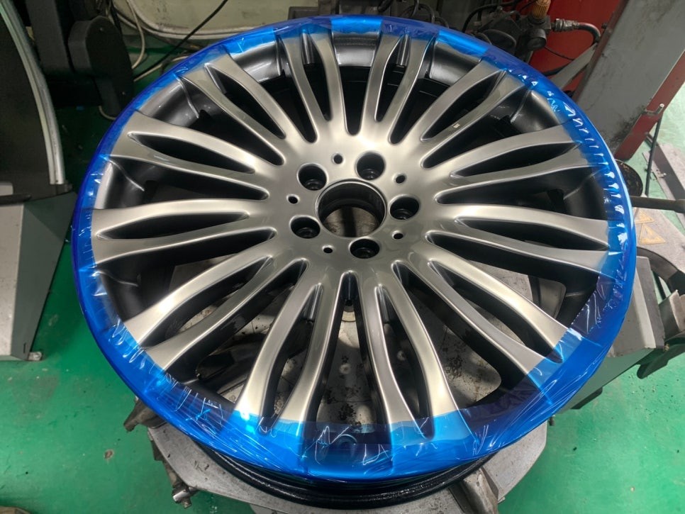 [하남] ●벤츠휠복원● 20인치 2짝 고스트크롬 휠복원 / 남양주, 강동, 하남, 송파