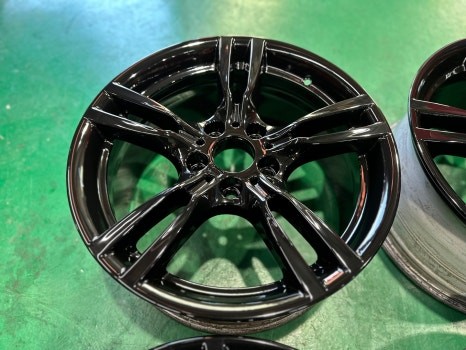 [강원도 휠복원] ●bmw 3시리즈● 유광블랙 휠복원 / 남양주, 강동, 하남, 송파