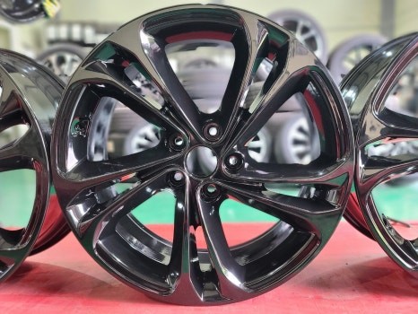 포천 휠복원 - 싼타페 19인치 분체도장 유광블랙 후기 / 남양주, 강동, 하남, 송파