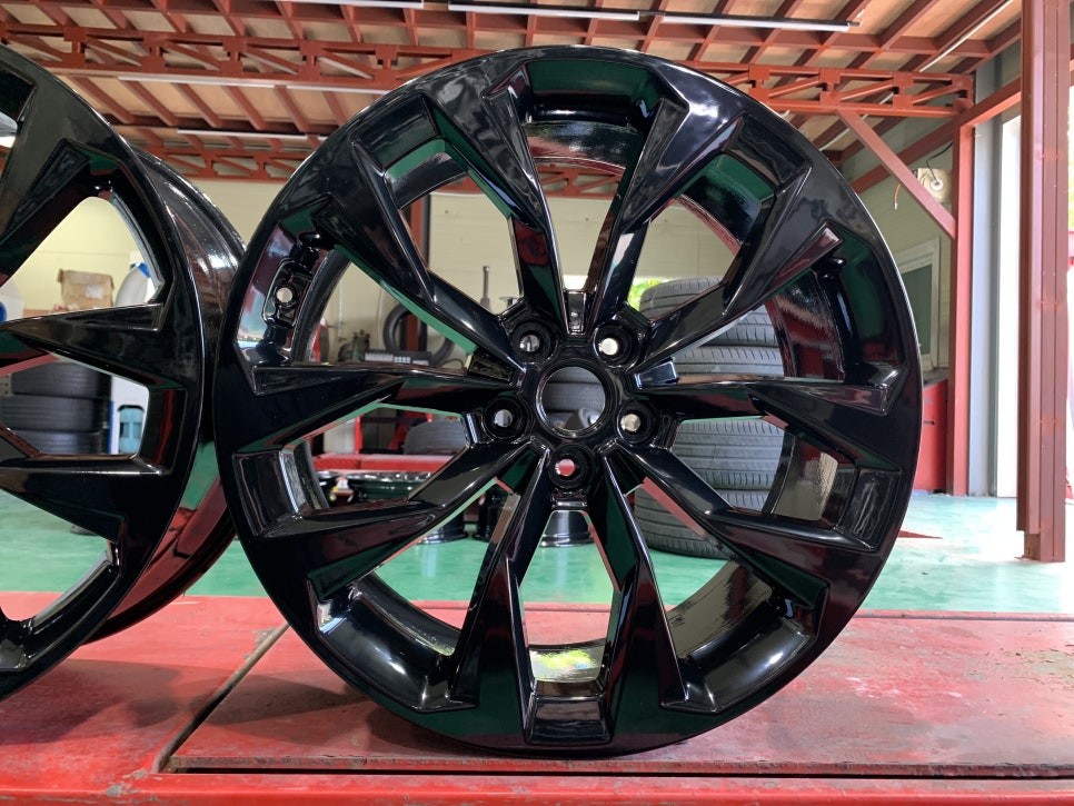 쏘렌토 MQ4 20인치 휠복원!! 유광블랙으로 완벽 변신! / 남양주, 강동, 하남, 송파