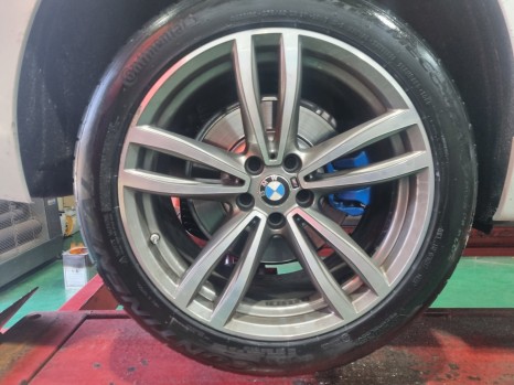 상봉 중랑 _BMW 620D 콘티넨탈 ExtremeContact DWS06 PLUS 2454519-2754019 타이어교체 & 얼라이먼트점검 작업 _ 남양주타이어교체/ 남양주휠복원 / 남양주, 강동, 하남, 송파