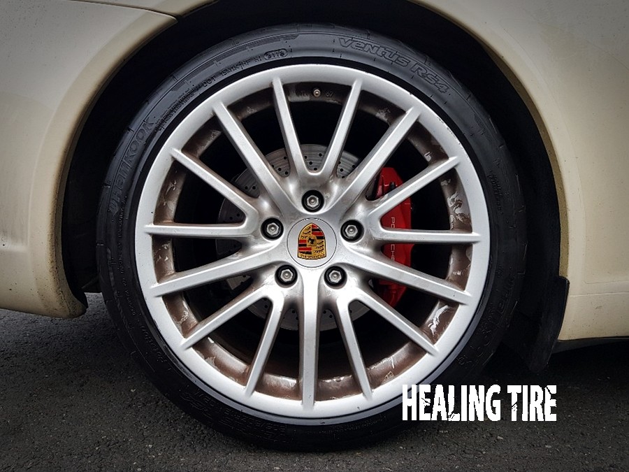 포르쉐 카레라 19인치 휠 굴절 수리 후기~! 구리타이어 남양주타이어 의정부타이어 휠복원 휠수리 다산동타이어 / 남양주, 강동, 하남, 송파