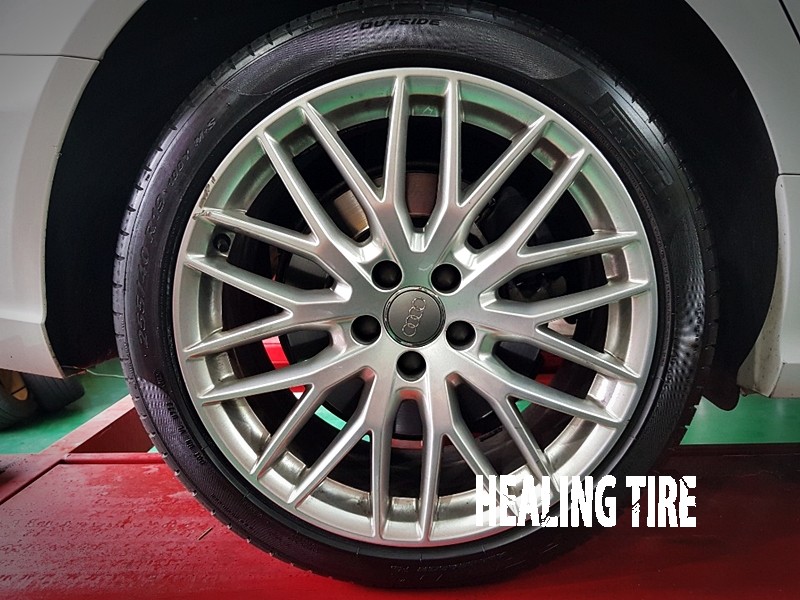 아우디 A6 19인치 순정휠 굴절 수리 후기~! 구리타이어 남양주타이어 의정부타이어 휠복원 휠수리 다산동타이어 / 남양주, 강동, 하남, 송파