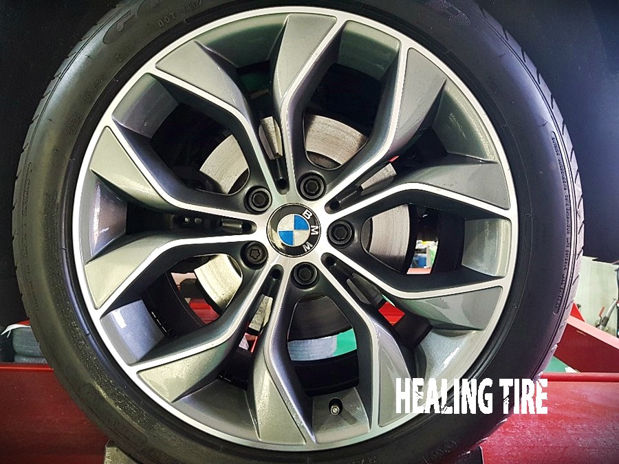 BMW X3 17인치 ▶▶▶ BMW X4 19인치로 인치업~~!! 구리타이어 남양주타이어 의정부타이어 휠복원 휠수리 다산동타이어 / 남양주, 강동, 하남, 송파