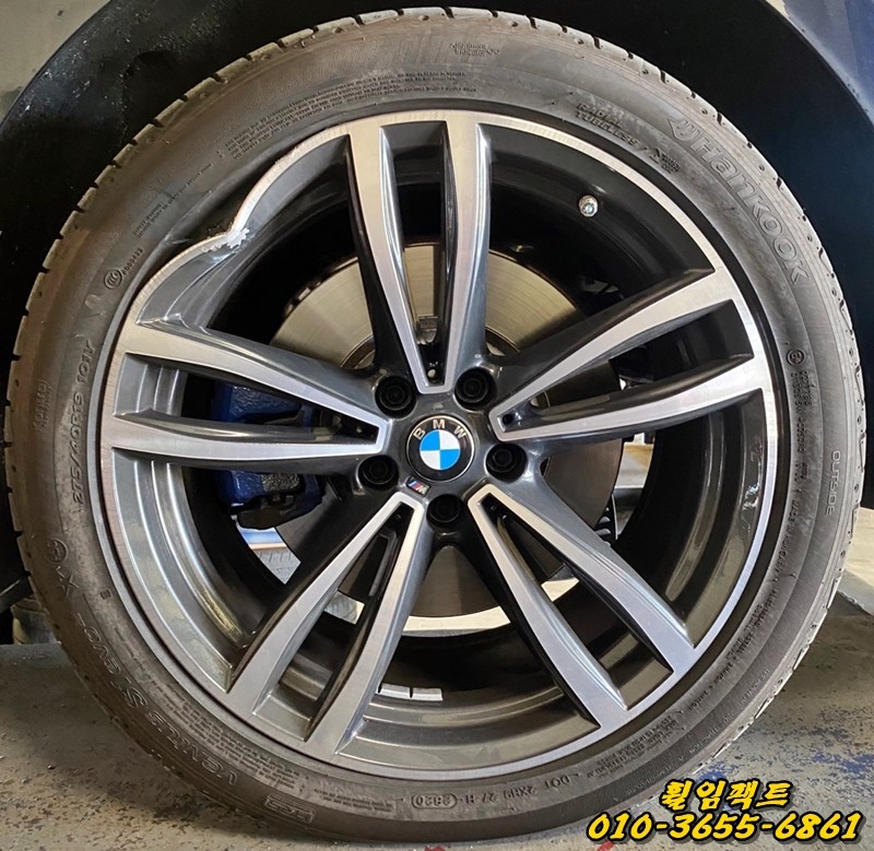 부산.울산.경남 / (부산휠수리/부산휠복원전문/휠임팩트) BMW 630i GT /휠찍힘/휠찌그러짐/휠복원(동영상)/컷팅휠/휠도장작업 / 부산 사상구 감전동 / 부산