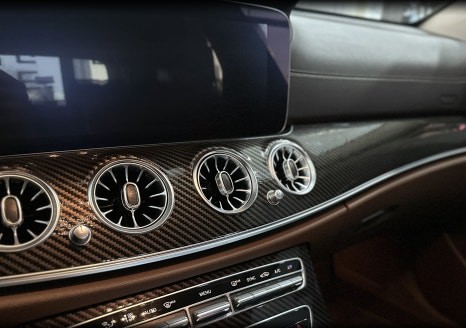 벤츠 W213 E300 - 송풍구,4D부메스터전동트위터,유광 카본랩핑 레츠고 / 전북 전주, 광주, 김제