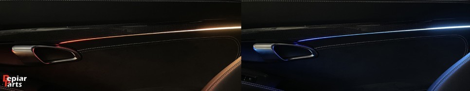 포르쉐 718 박스터gts 코더스엠비언트 전주 무빙 무드등 비노출 아크릴 시공 / 전북 전주, 광주, 김제