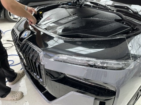 광주 크롬죽이기 및 PPF 알아보고 있다면 류실장으로 연락주세요_Bmw i7 시공후기 / 광주 하남동