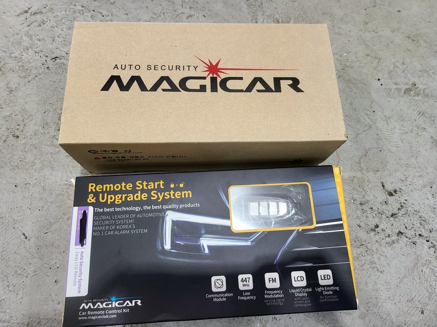 2020년식 봉고3 원격시동 매직카 아테나 양방향~! / 거창 창원