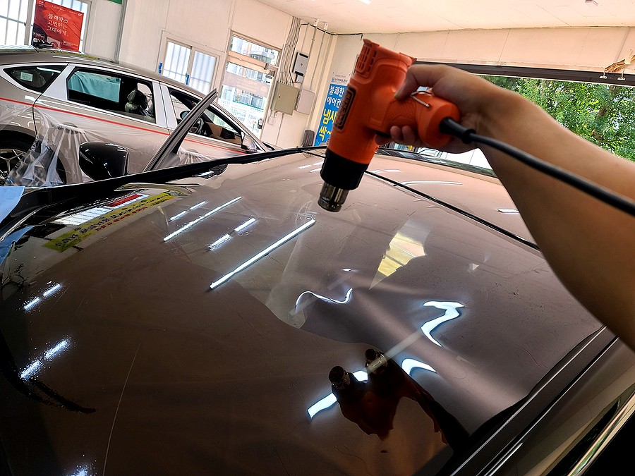 고령에서 그랜저hg 중고차 썬팅 다시하기 / 거창 창원