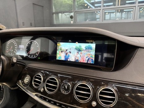 2018 벤츠 S450 W222 카링킷 프로3 에어터치 장착으로 터치로 사용하기! 벤츠 카링킷 터치로 편리하게 사용하세요!